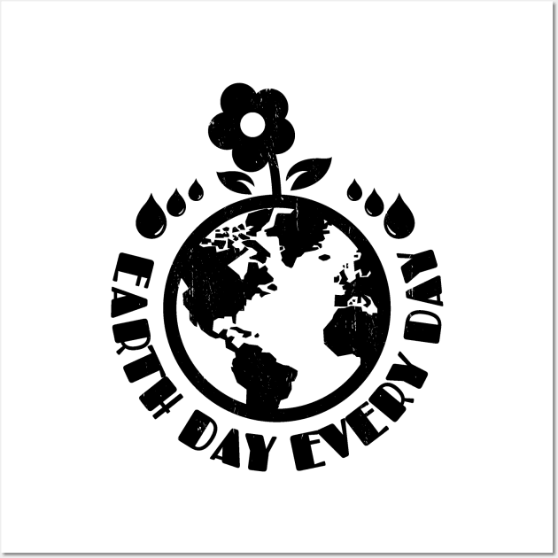 Earth day every day Wall Art by MZeeDesigns